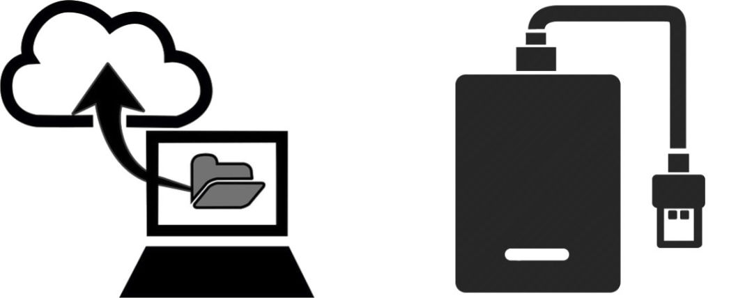 cloud backup vs. external drive